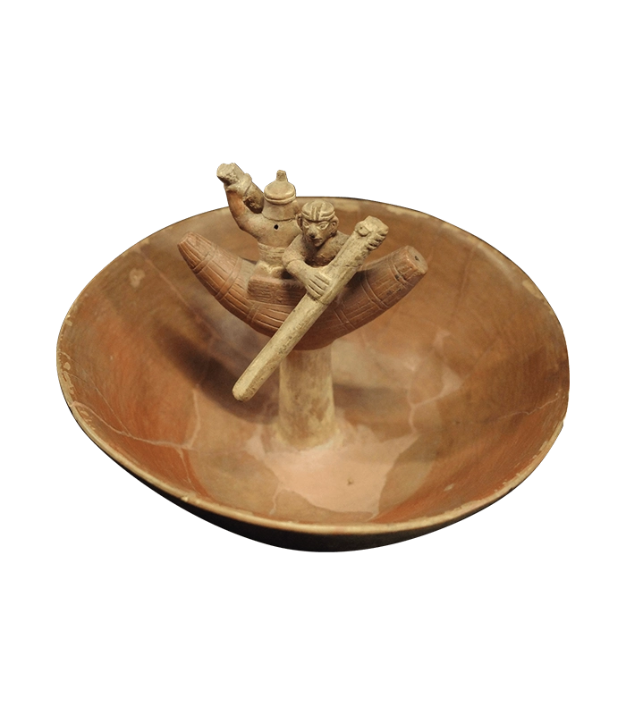 Representación ancestral de pesca en el Perú